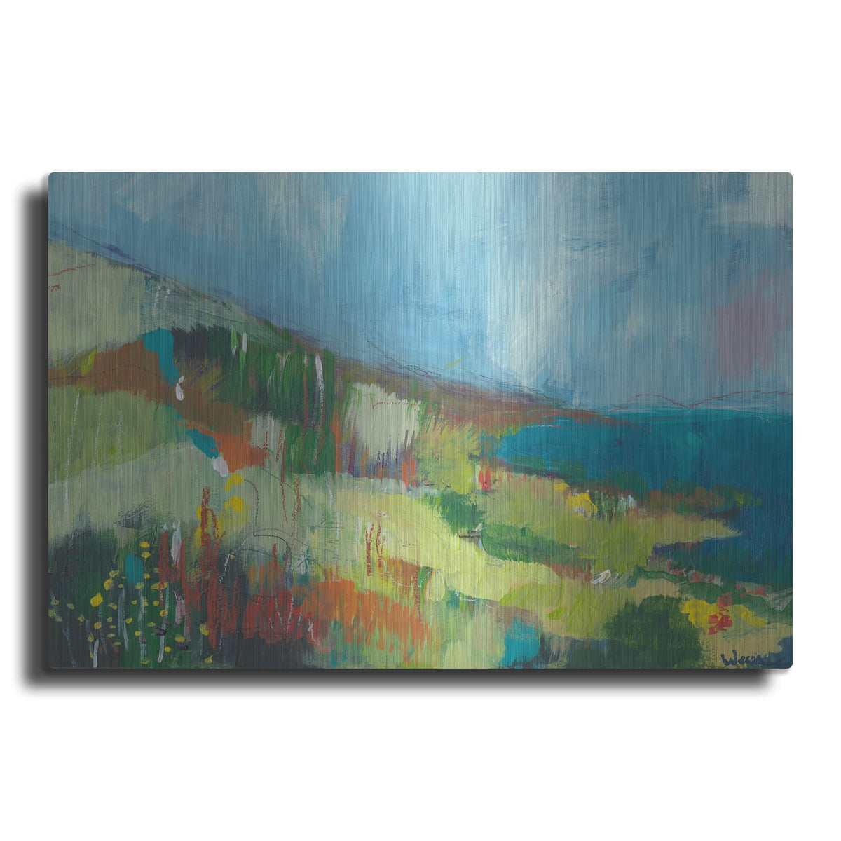 'Pacific Coast' by Jan Weiss – Metal Wall Art