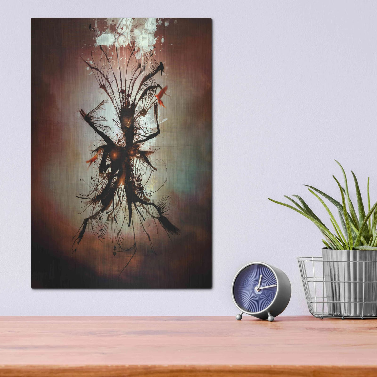 'A Sky About To Rain' by Mario Sanchez Nevado – Metal Wall Art, 12x16 room view