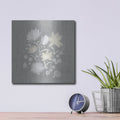 'Flower Bunch on Linen II' by Bluebird Barn – Metal Wall Art, 12x12 room view