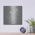 'Flower Bunch on Linen I' by Bluebird Barn – Metal Wall Art, 12x12 room view