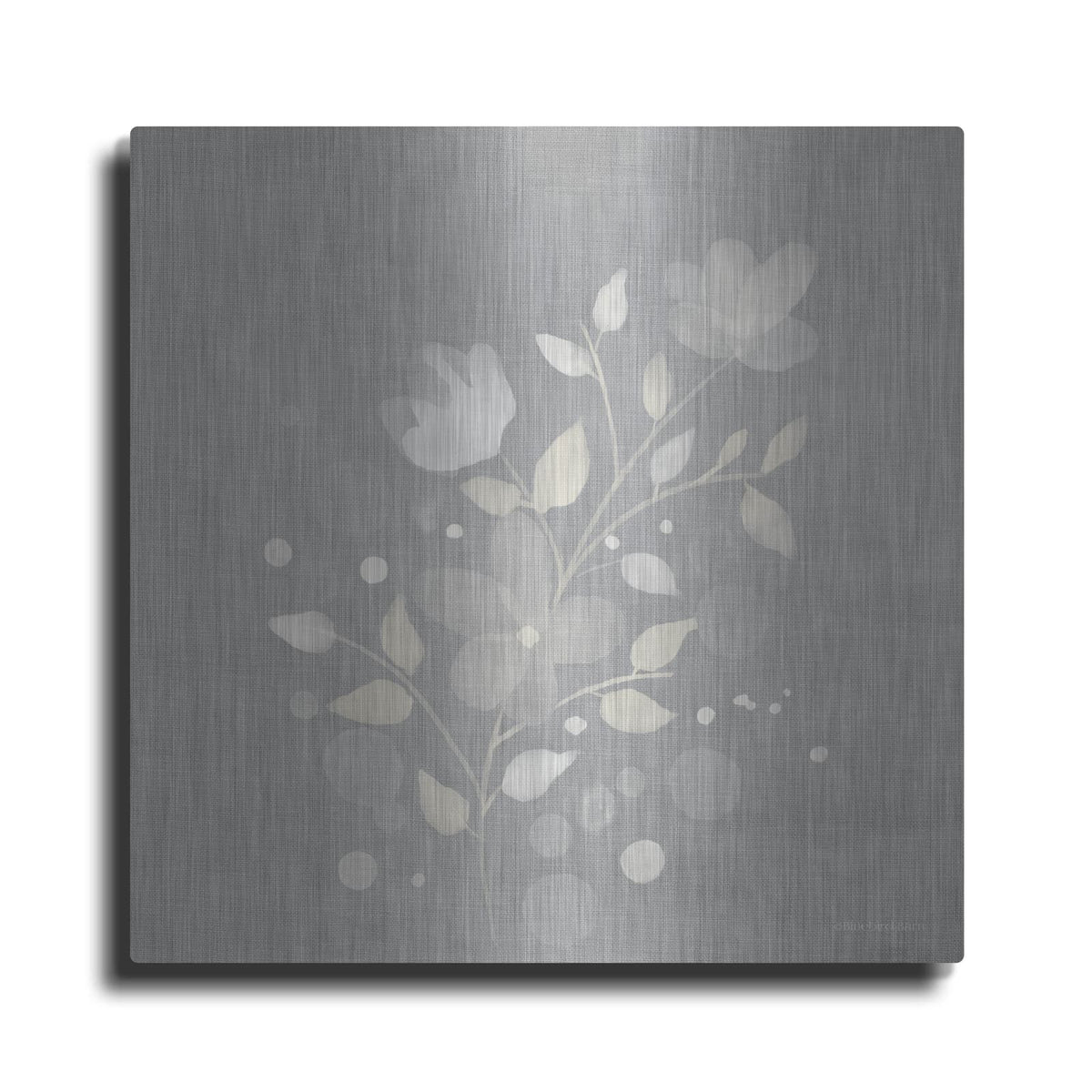 'Flower Bunch on Linen I' by Bluebird Barn – Metal Wall Art