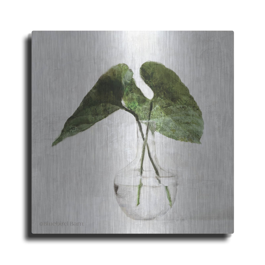 'Stems in Glass' by Bluebird Barn – Metal Wall Art
