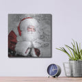 'Santa's Little Friend' by Bluebird Barn – Metal Wall Art, 12x12 room view