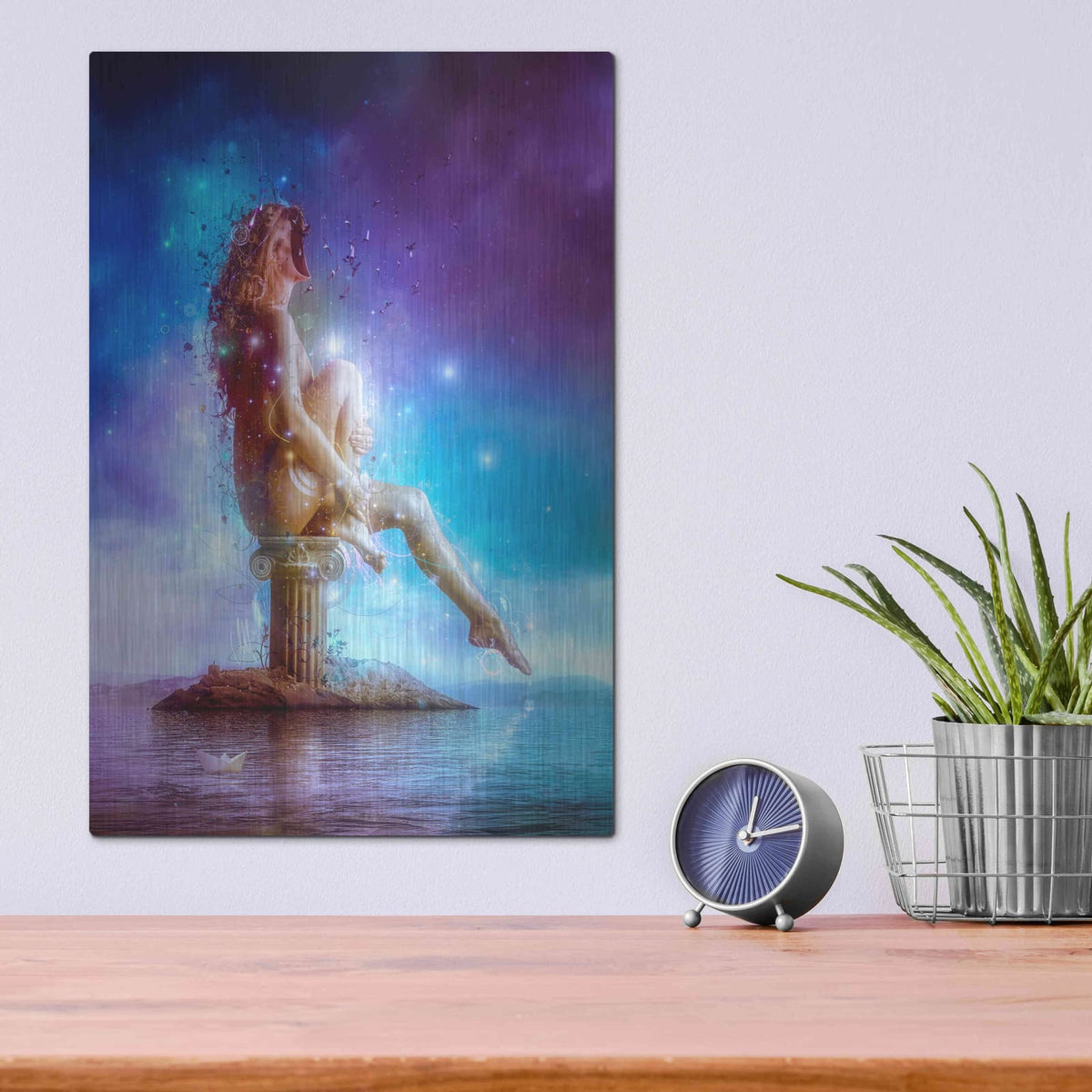 'Absentminded' by Mario Sanchez Nevado – Metal Wall Art, 12x16 room view