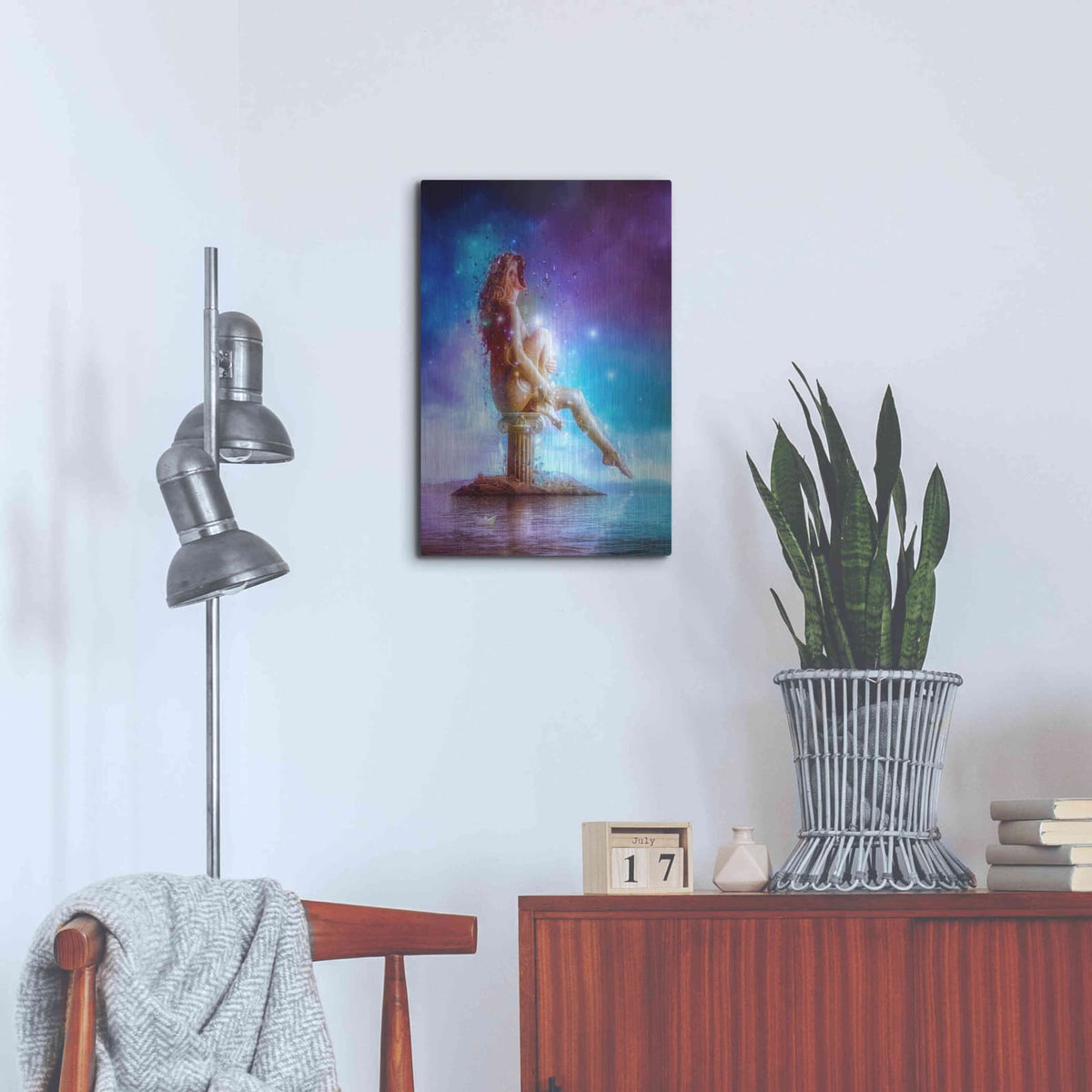 'Absentminded' by Mario Sanchez Nevado – Metal Wall Art, 16x24 room view