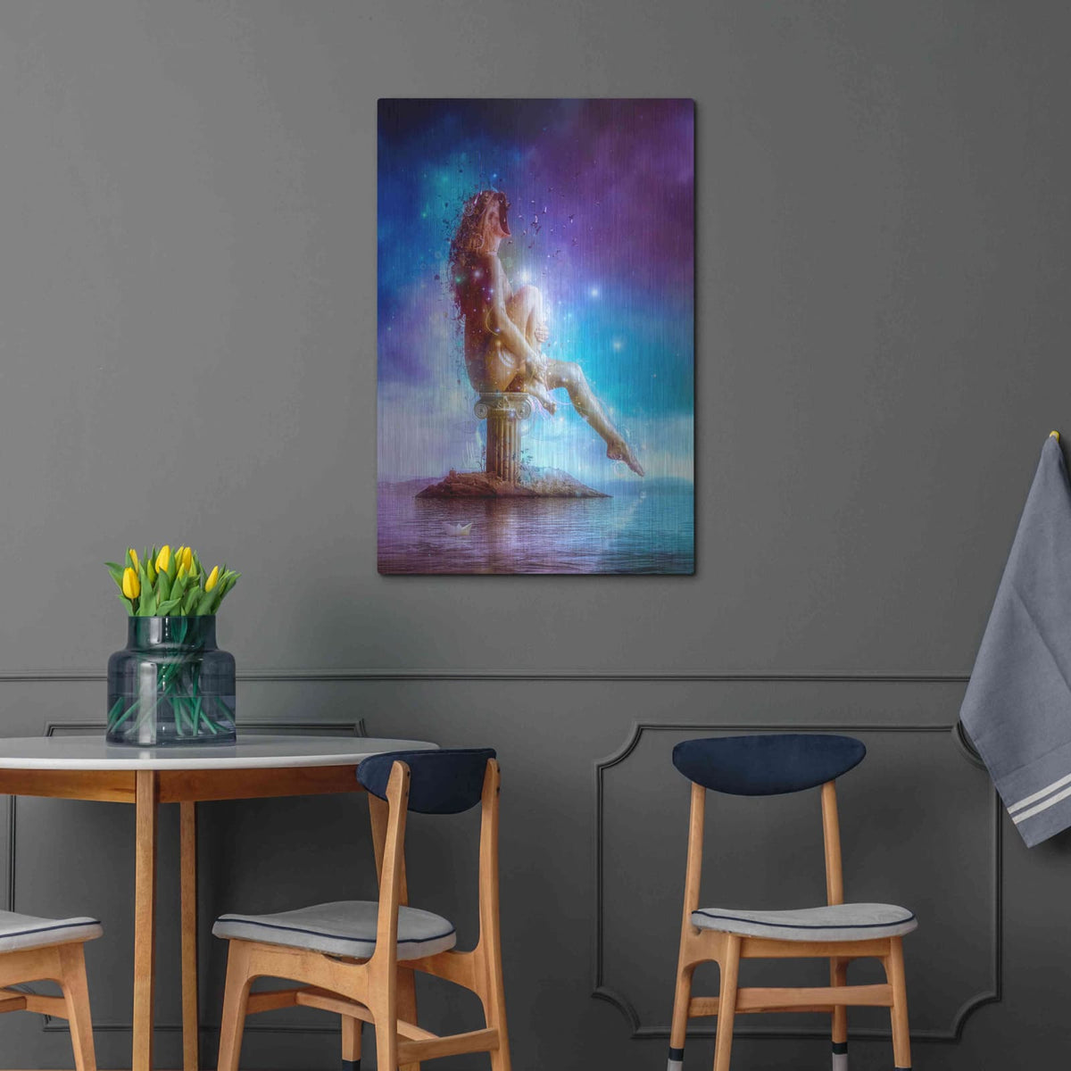 'Absentminded' by Mario Sanchez Nevado – Metal Wall Art, 24x36 room view