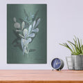 'Watercolor Greenery Series Dark II' by Bluebird Barn – Metal Wall Art, 12x16 room view