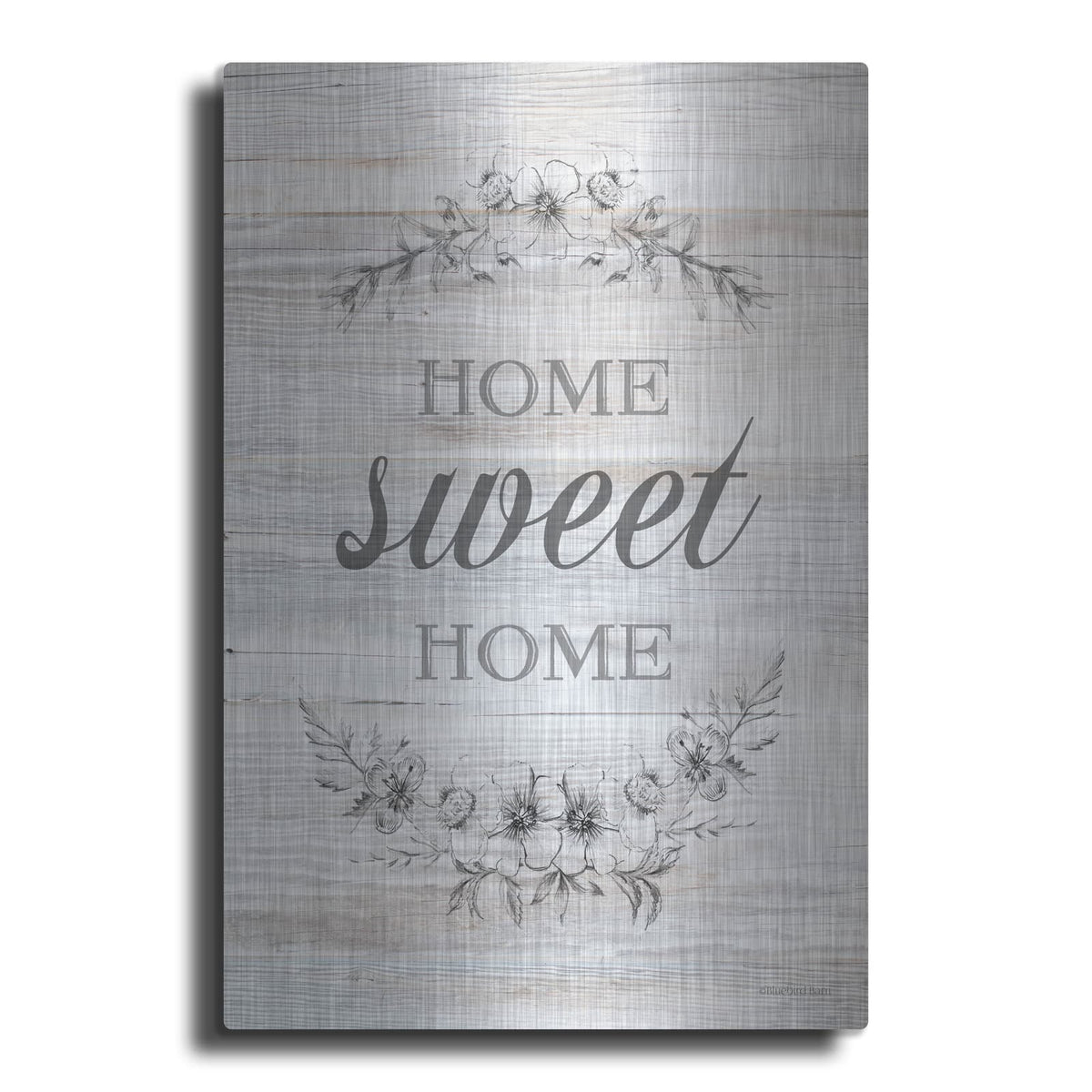 'Home Sweet Home' by Bluebird Barn – Metal Wall Art