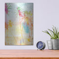 'Bright Summer Palms' by Bluebird Barn – Metal Wall Art, 12x16 room view