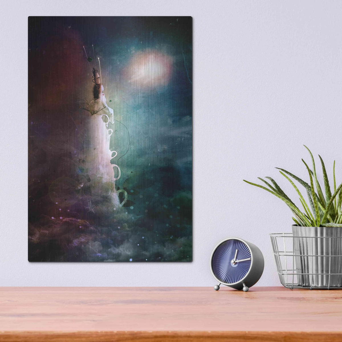 'Ad Infinitum' by Mario Sanchez Nevado – Metal Wall Art, 12x16 room view
