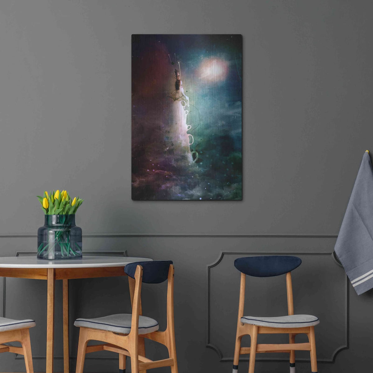 'Ad Infinitum' by Mario Sanchez Nevado – Metal Wall Art, 24x36 room view