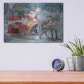'Santa's Little Helper' by Bluebird Barn – Metal Wall Art, 16x12 room view
