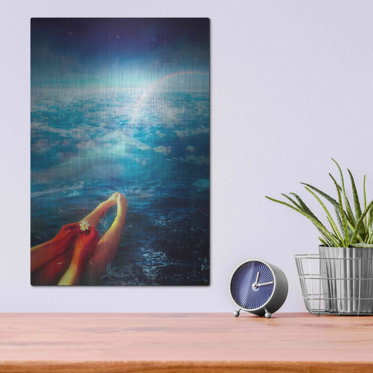 'Again' by Mario Sanchez Nevado – Metal Wall Art, 12x16 room view