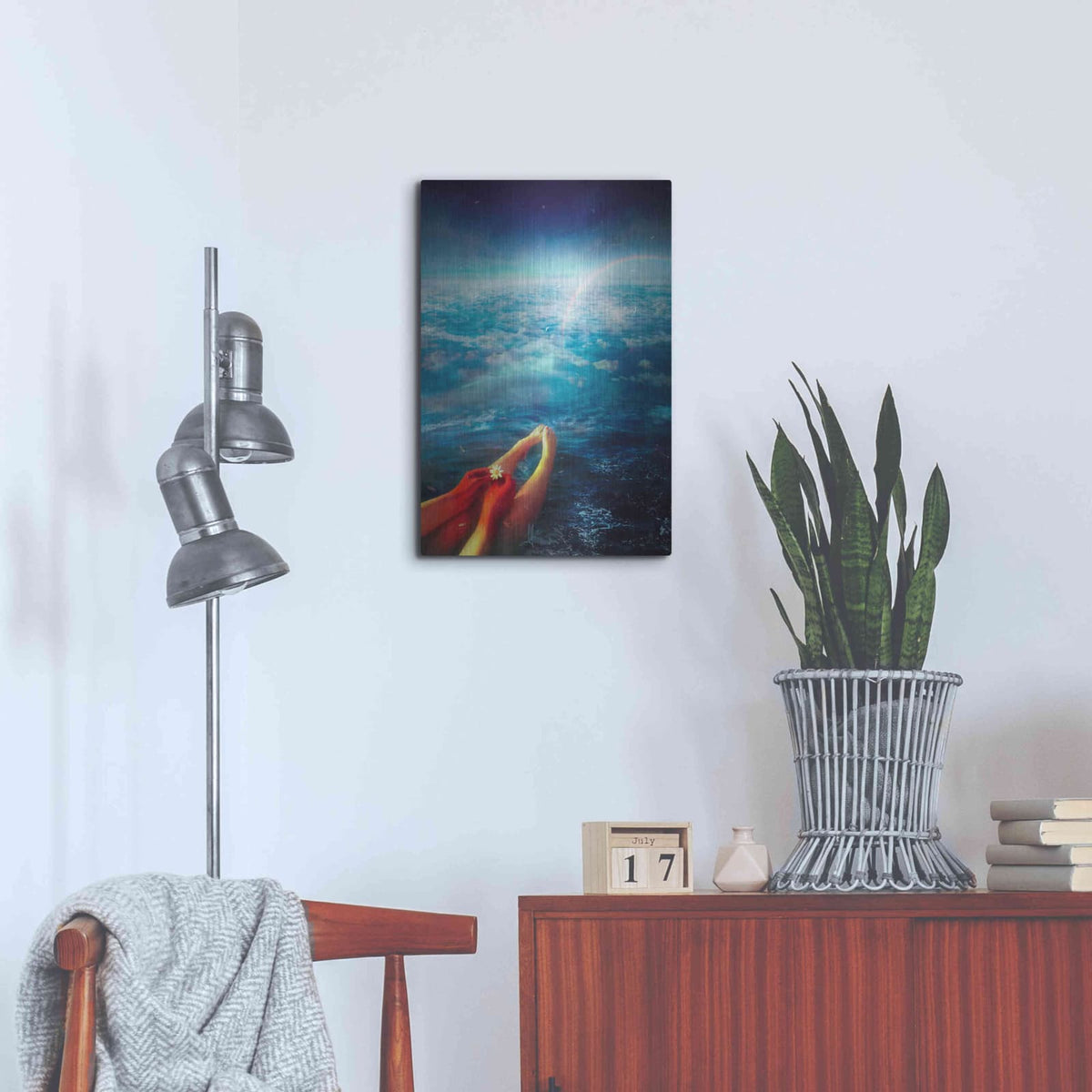 'Again' by Mario Sanchez Nevado – Metal Wall Art, 16x24 room view