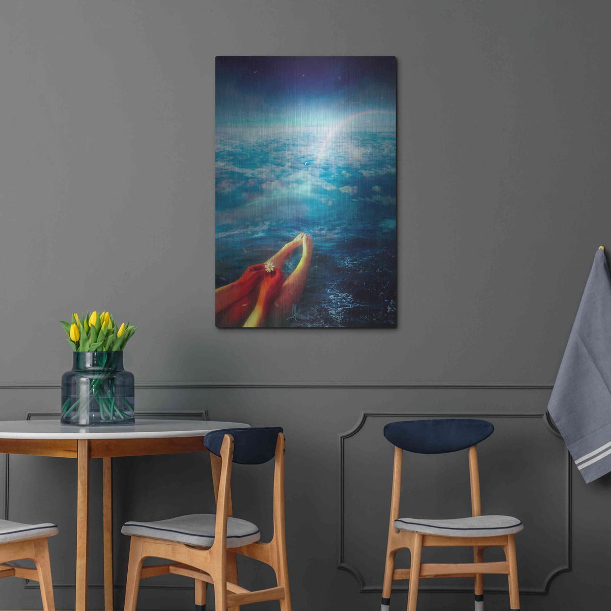 'Again' by Mario Sanchez Nevado – Metal Wall Art, 24x36 room view