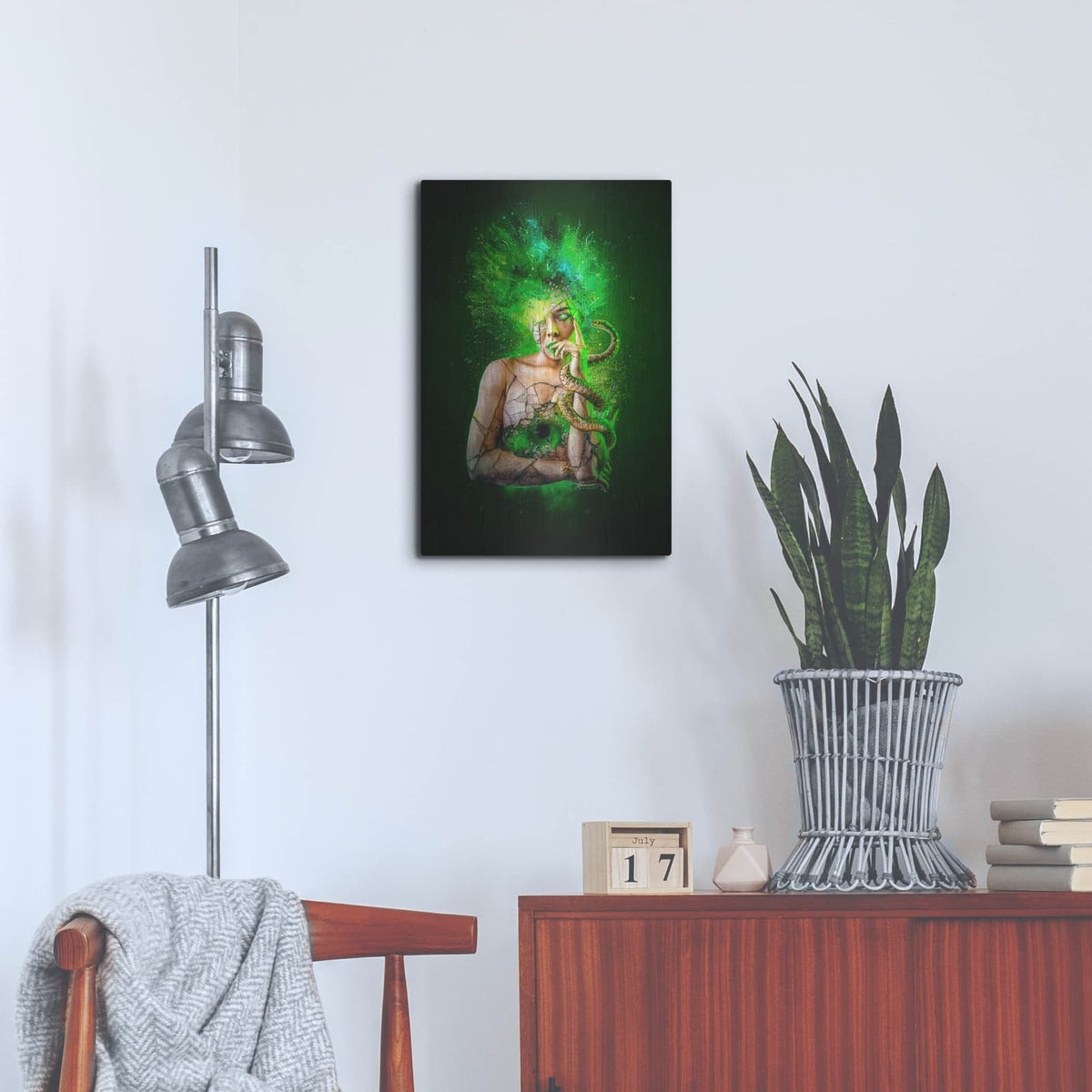 'Envy - Paradise Lost Seven Deadly Sins' by Mario Sanchez Nevado – Metal Wall Art, 16x24 room view