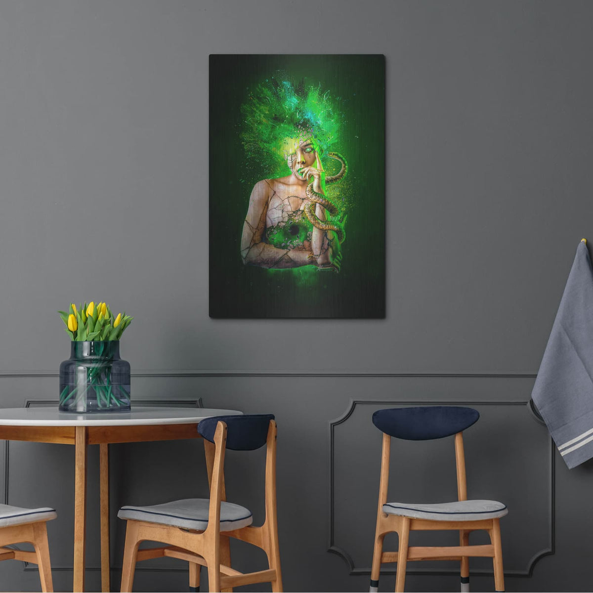 'Envy - Paradise Lost Seven Deadly Sins' by Mario Sanchez Nevado – Metal Wall Art, 24x36 room view