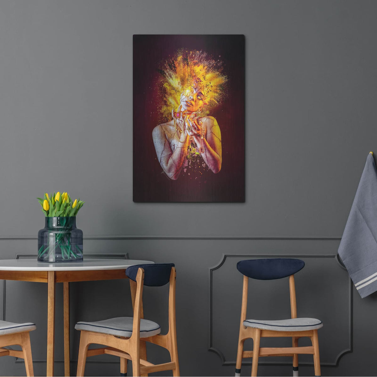 'Greed - Paradise Lost Seven Deadly Sins' by Mario Sanchez Nevado – Metal Wall Art, 24x36 room view