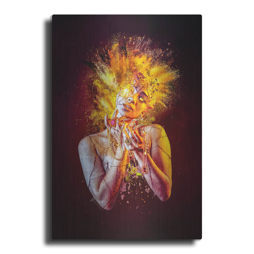 'Greed - Paradise Lost Seven Deadly Sins' by Mario Sanchez Nevado – Metal Wall Art