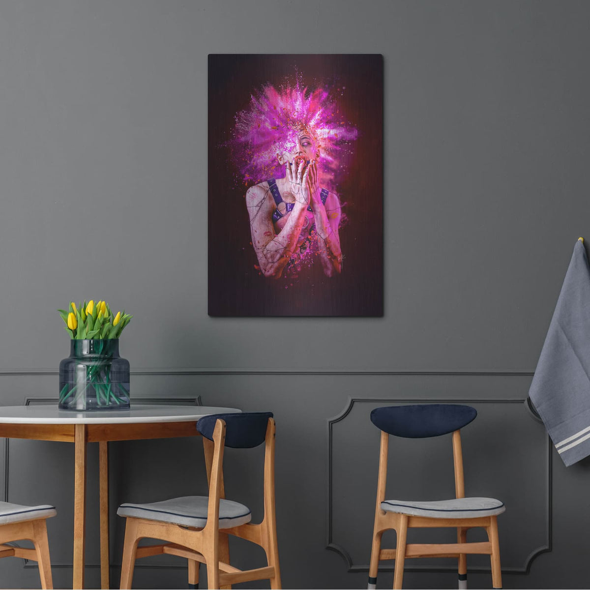 'Lust - Paradise Lost Seven Deadly Sins' by Mario Sanchez Nevado – Metal Wall Art, 24x36 room view