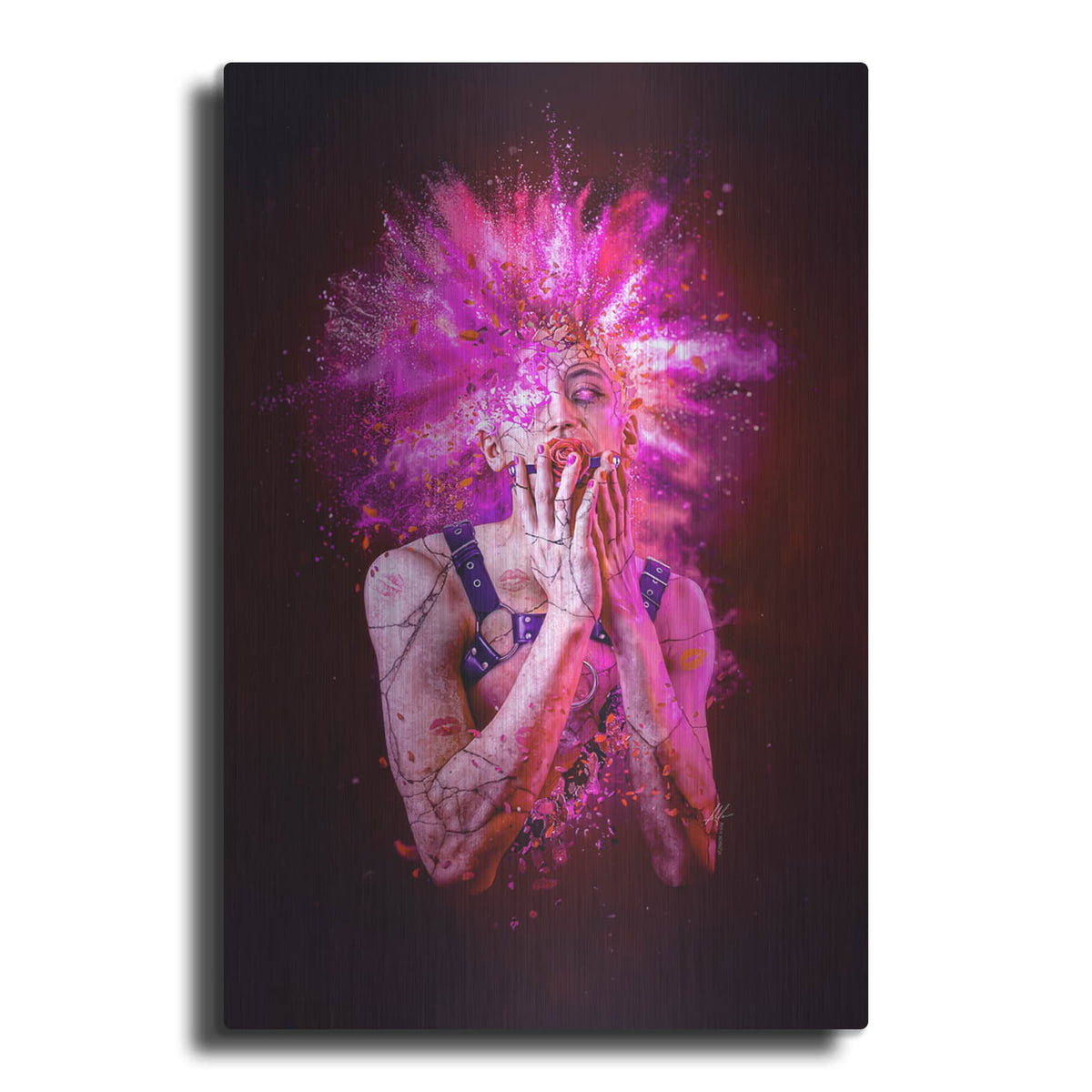 'Lust - Paradise Lost Seven Deadly Sins' by Mario Sanchez Nevado – Metal Wall Art