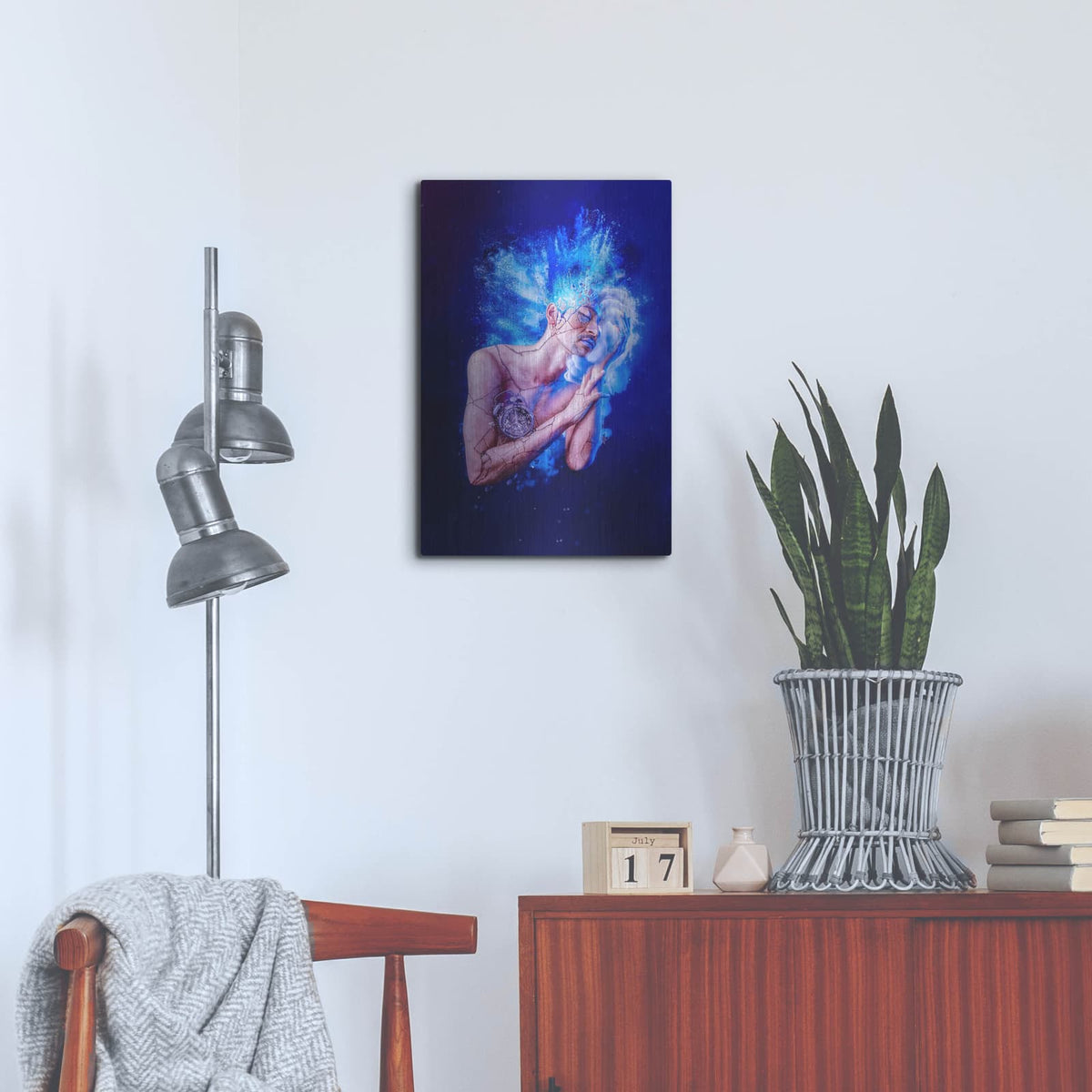 'Sloth - Paradise Lost Seven Deadly Sins' by Mario Sanchez Nevado – Metal Wall Art, 16x24 room view