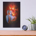 'Wrath - Paradise Lost Seven Deadly Sins' by Mario Sanchez Nevado – Metal Wall Art, 12x16 room view