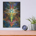 'Dragon Fly-01' by Michael Stewart – Metal Wall Art, 12x16 room view