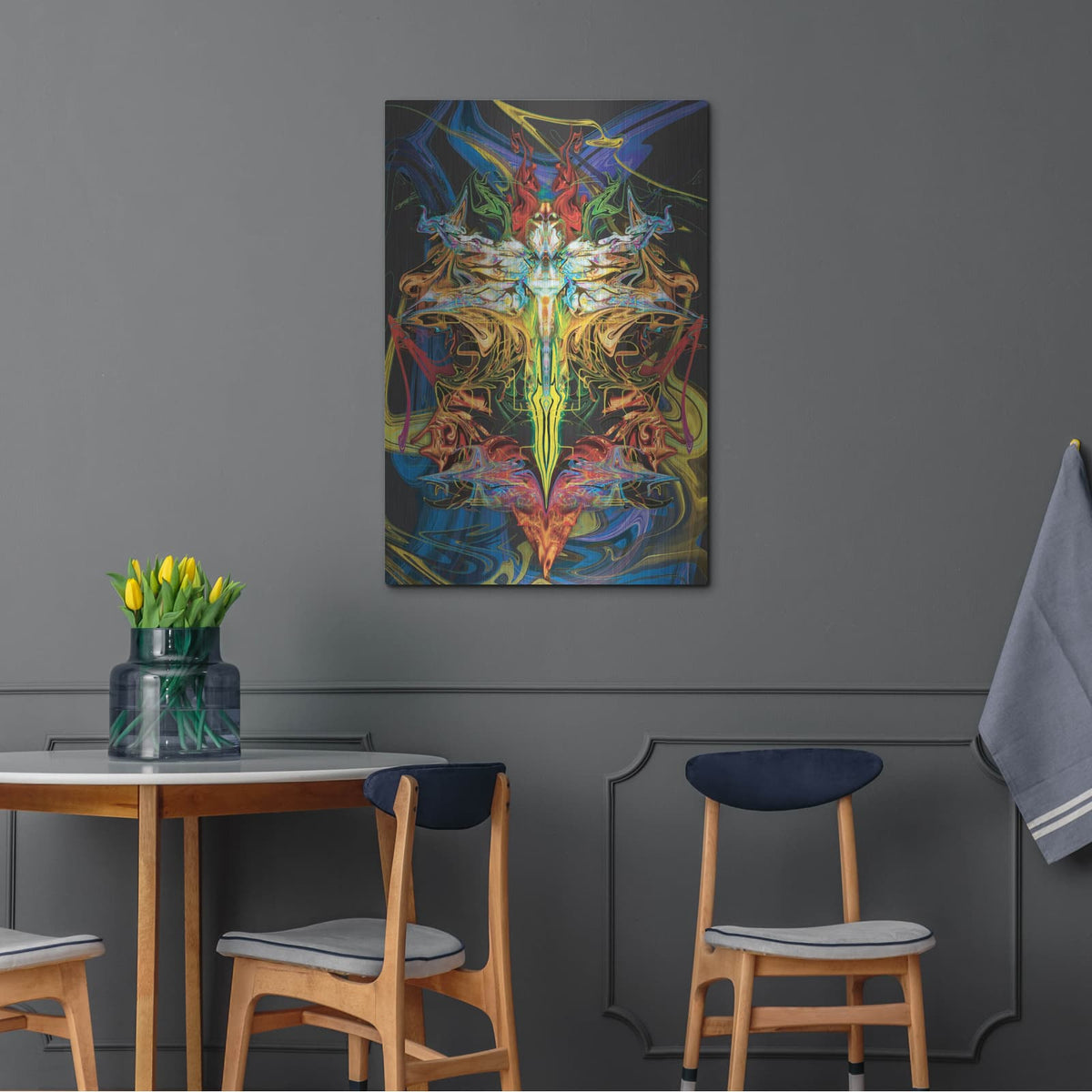 'Dragon Fly-01' by Michael Stewart – Metal Wall Art, 24x36 room view