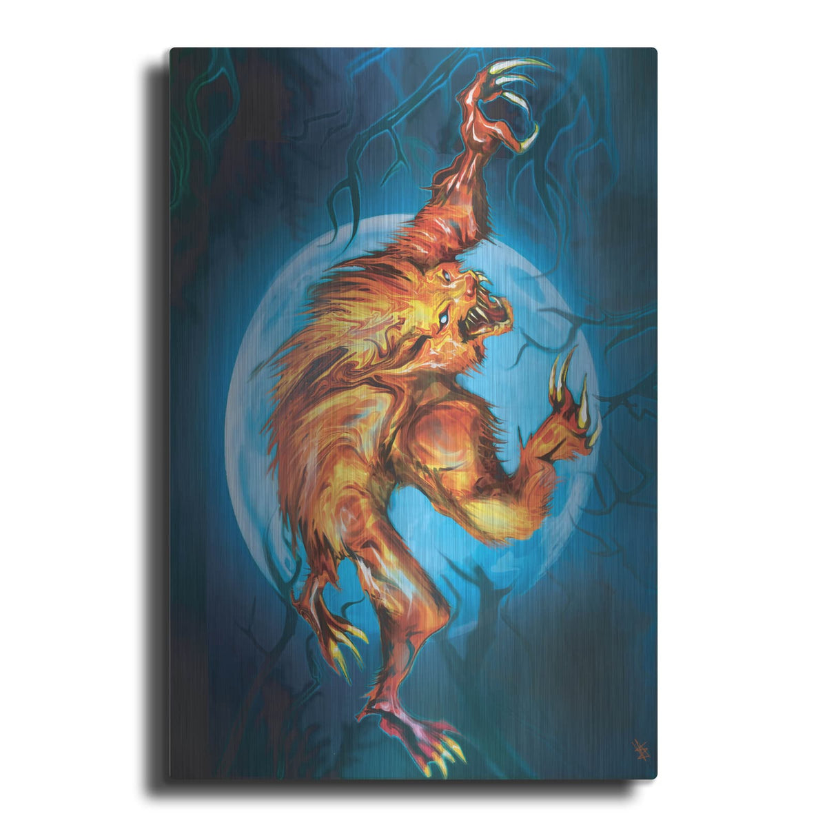 'Howl' by Michael Stewart – Metal Wall Art