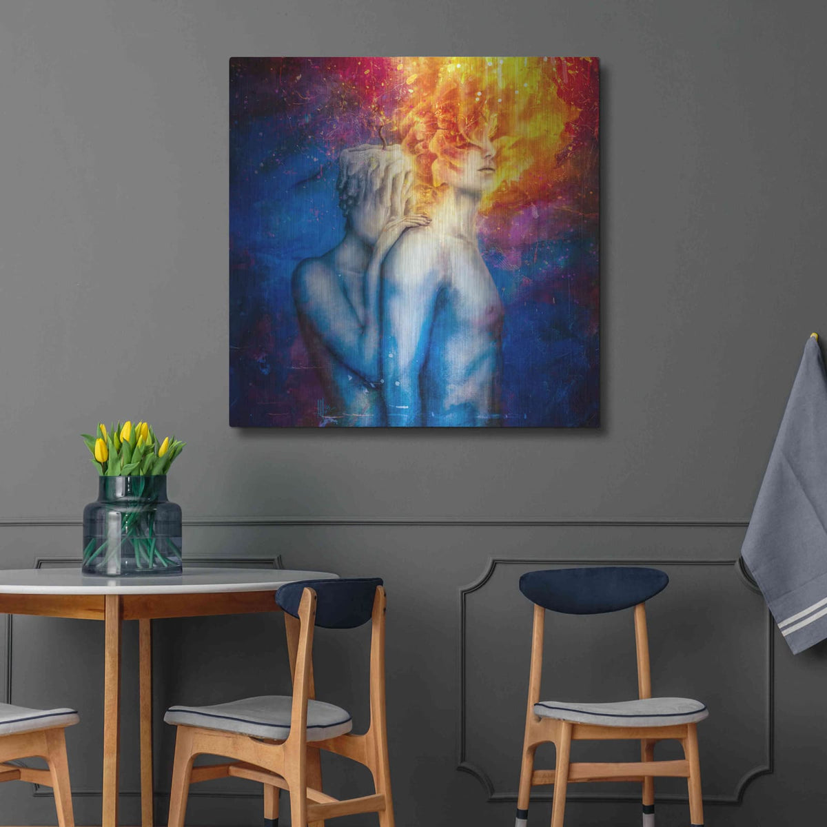 'Almost A Dance' by Mario Sanchez Nevado – Metal Wall Art, 36x36 room view