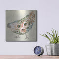 'Astrid the Hen' by Michele Norman – Metal Wall Art, 12x12 room view