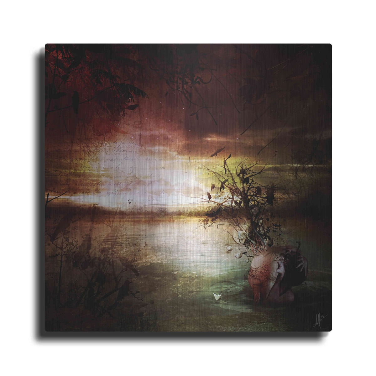 'Alone' by Mario Sanchez Nevado – Metal Wall Art