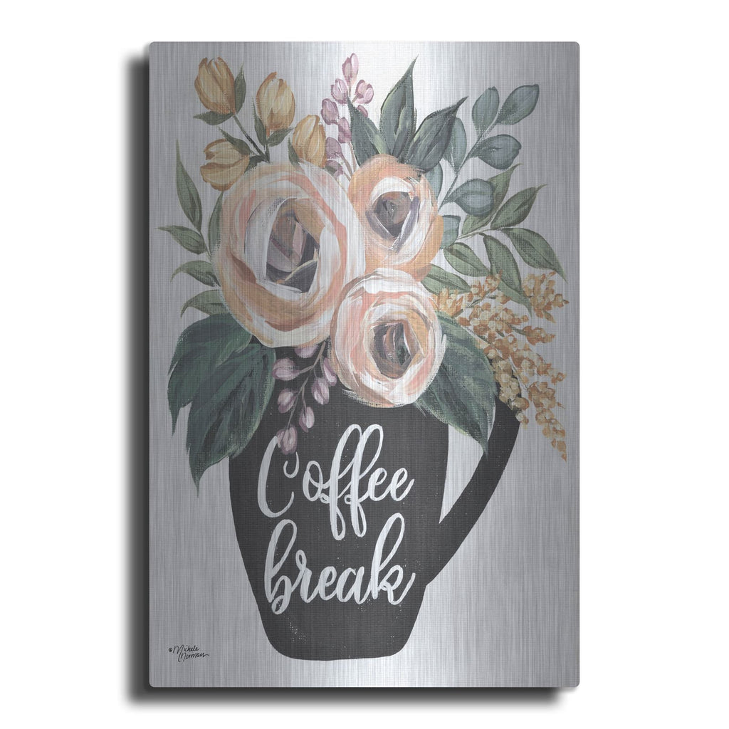 'Coffee Break' by Michele Norman – Metal Wall Art