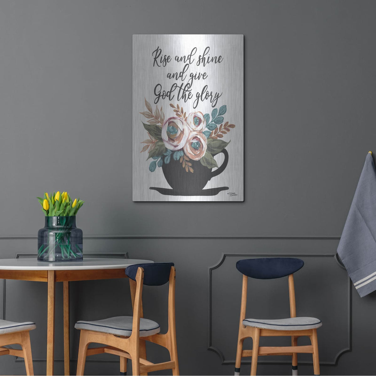 'Rise and Shine' by Michele Norman – Metal Wall Art, 24x36 room view