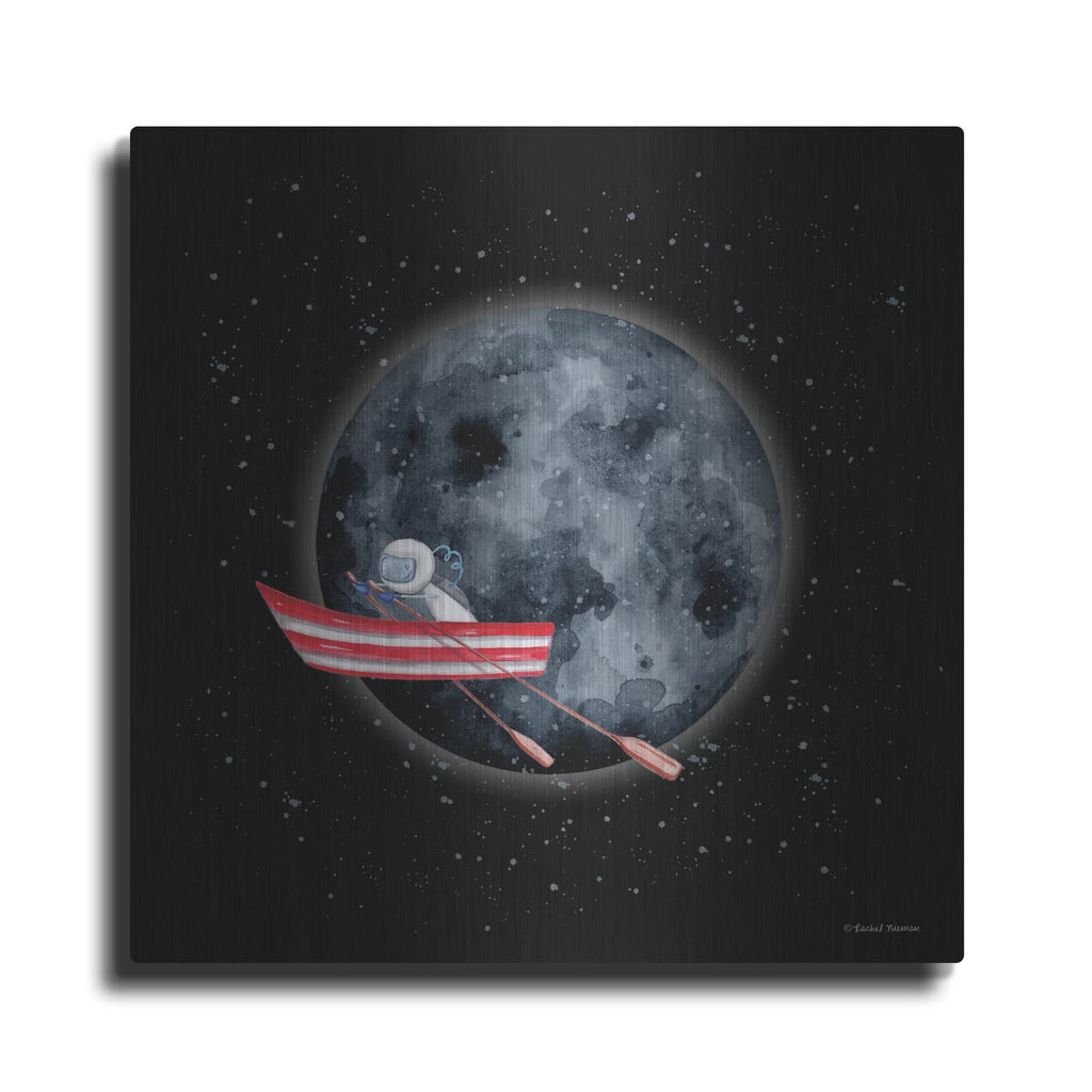'Sail to the Moon' by Rachel Nieman – Metal Wall Art