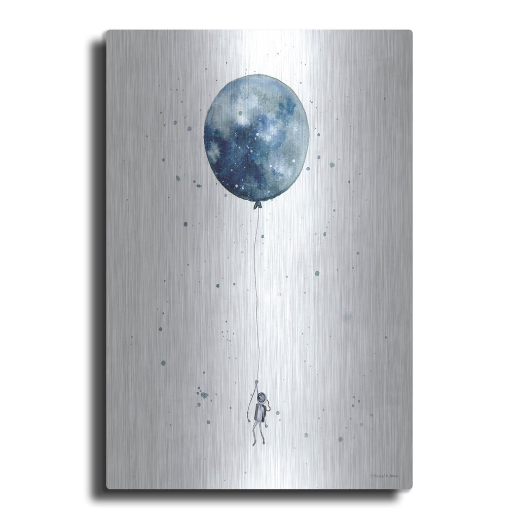 'Moon Balloon' by Rachel Nieman – Metal Wall Art