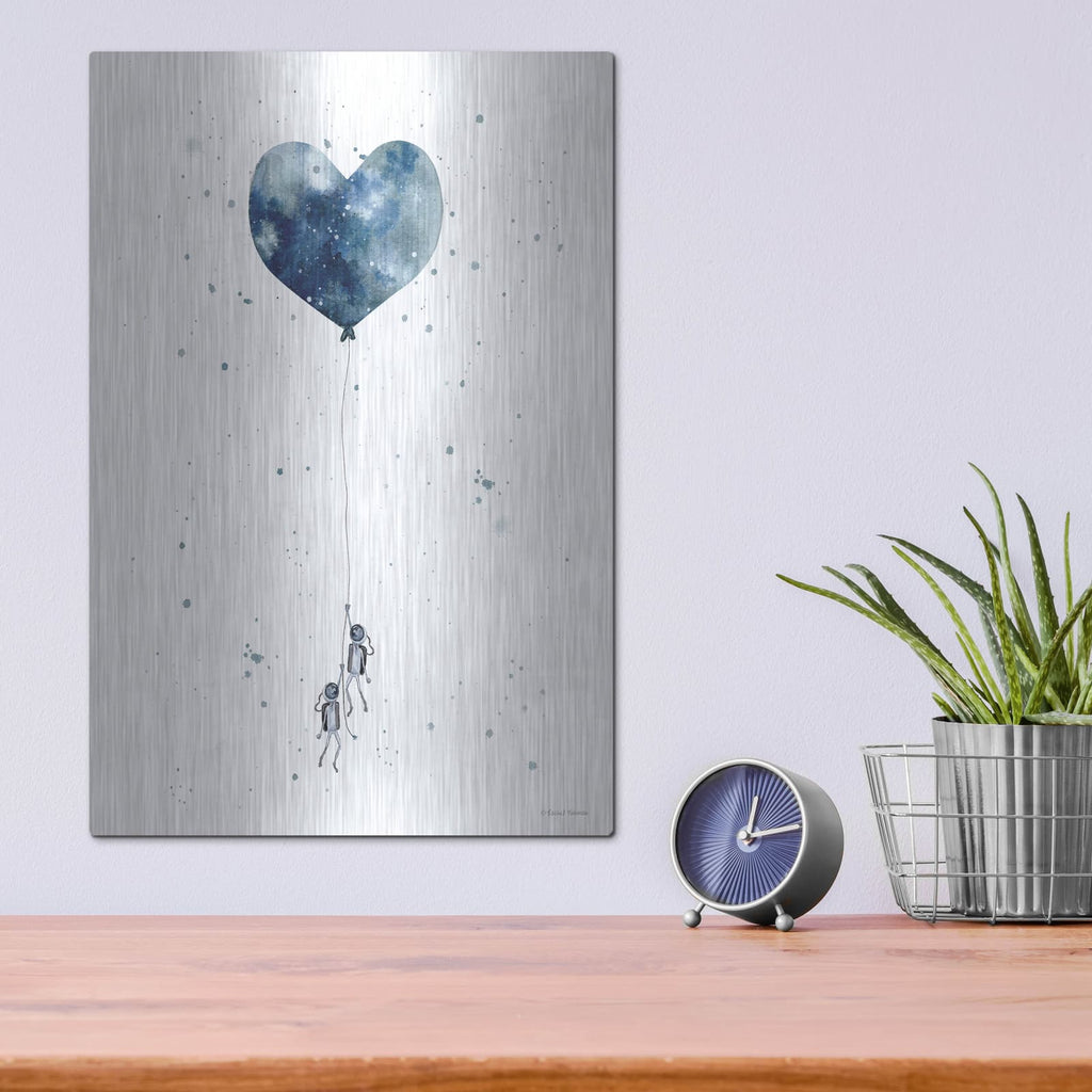 'Heart on Balloon' by Rachel Nieman – Metal Wall Art, 12x16 room view