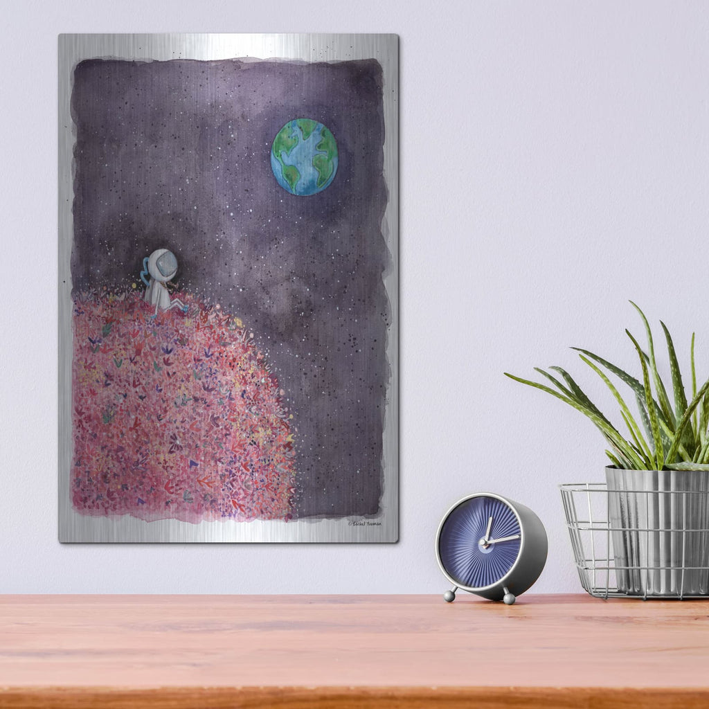 'Sitting on a Flower Moon' by Rachel Nieman – Metal Wall Art, 12x16 room view