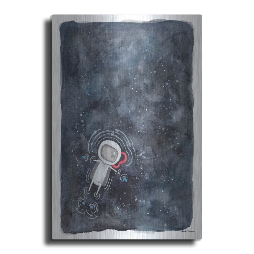 'Swim in Space' by Rachel Nieman – Metal Wall Art