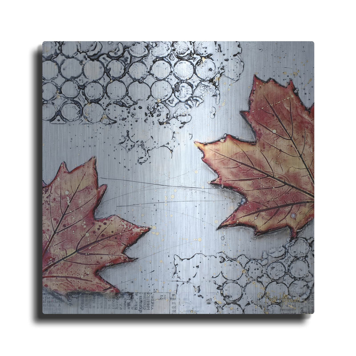 'Channeling Fall 3' by Britt Hallowell – Metal Wall Art