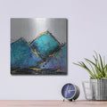 'In Mountains or Valleys 1' by Britt Hallowell – Metal Wall Art, 12x12 room view