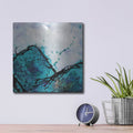 'In Mountains or Valleys 2' by Britt Hallowell – Metal Wall Art, 12x12 room view