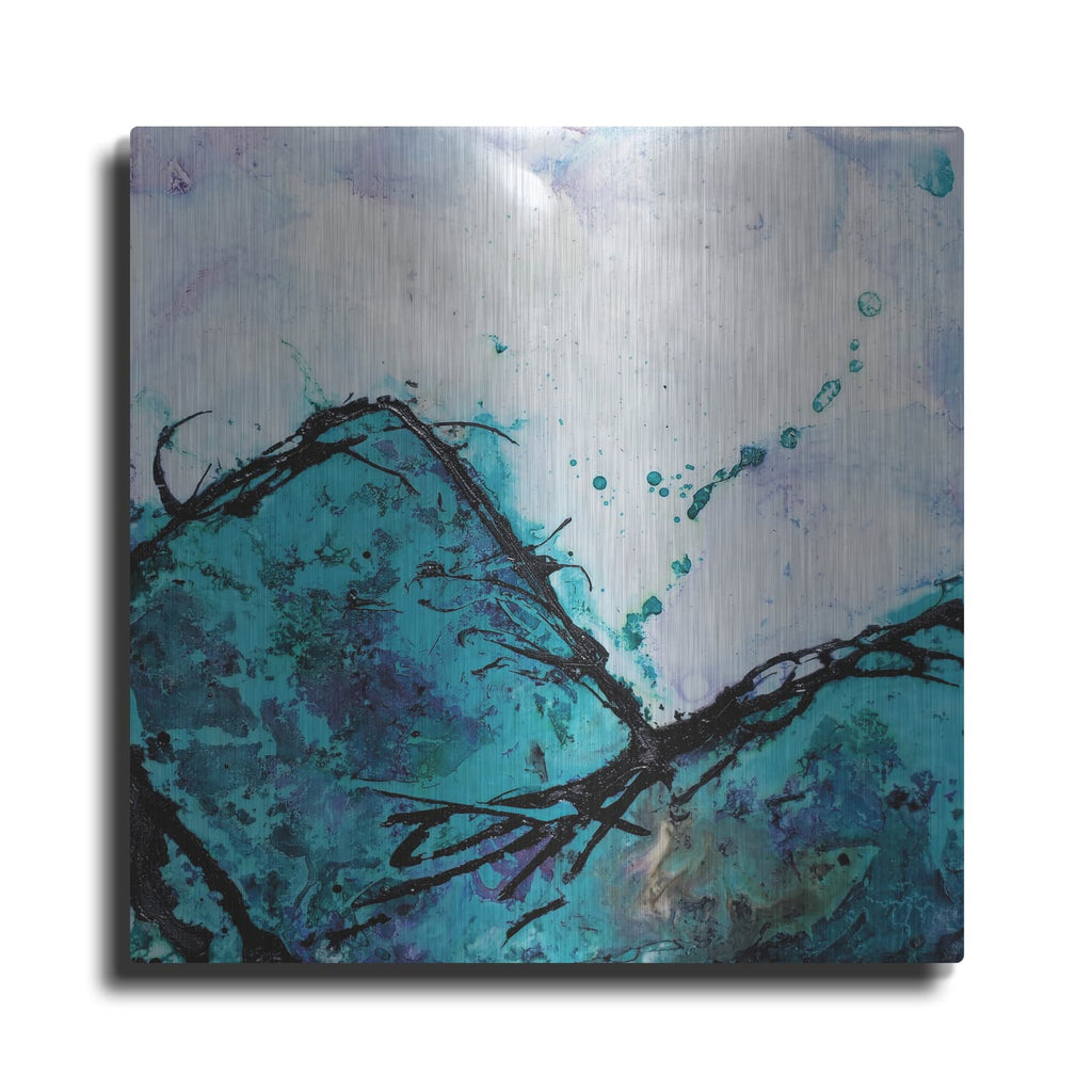 'In Mountains or Valleys 2' by Britt Hallowell – Metal Wall Art