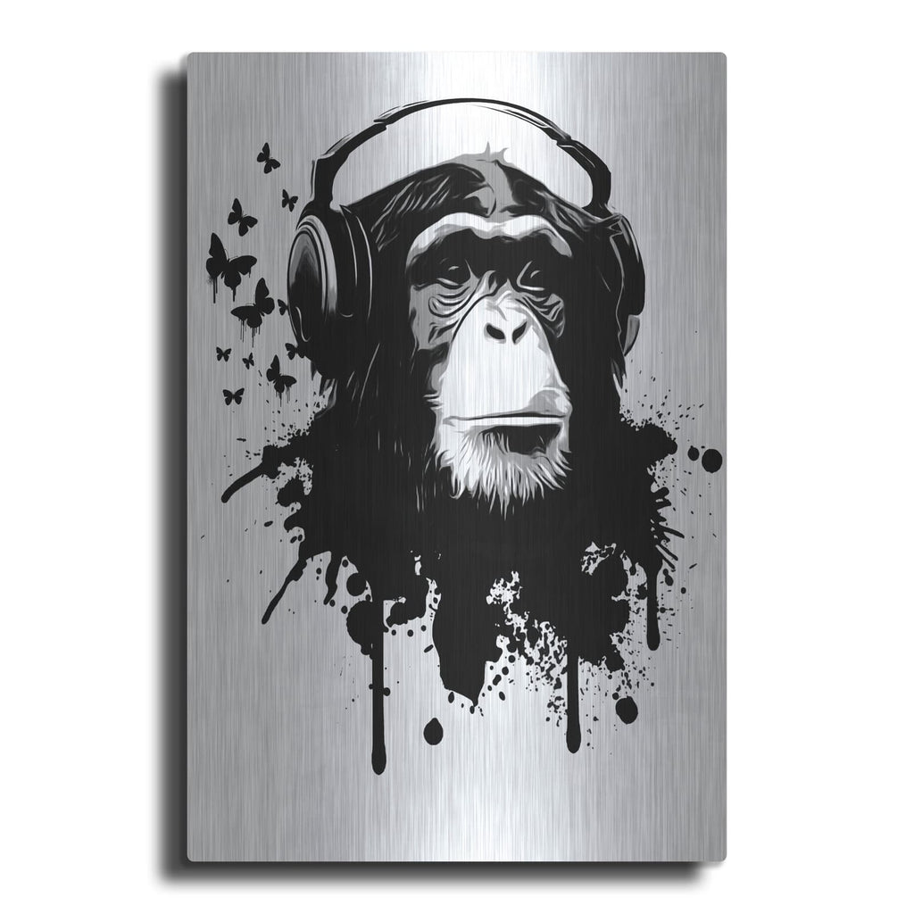 'Monkey Busines' by Nicklas Gustafsson – Metal Wall Art