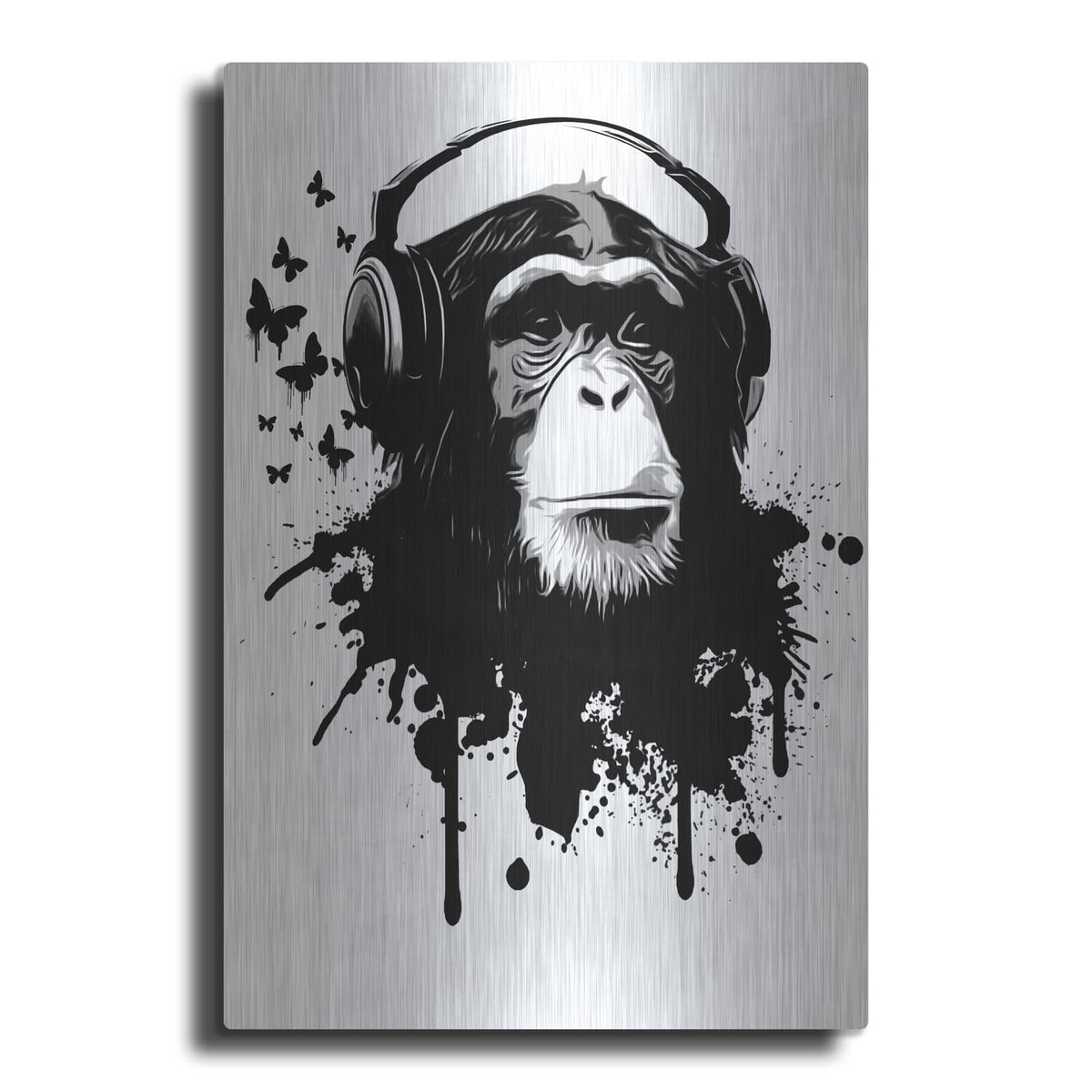 'Monkey Busines' by Nicklas Gustafsson – Metal Wall Art