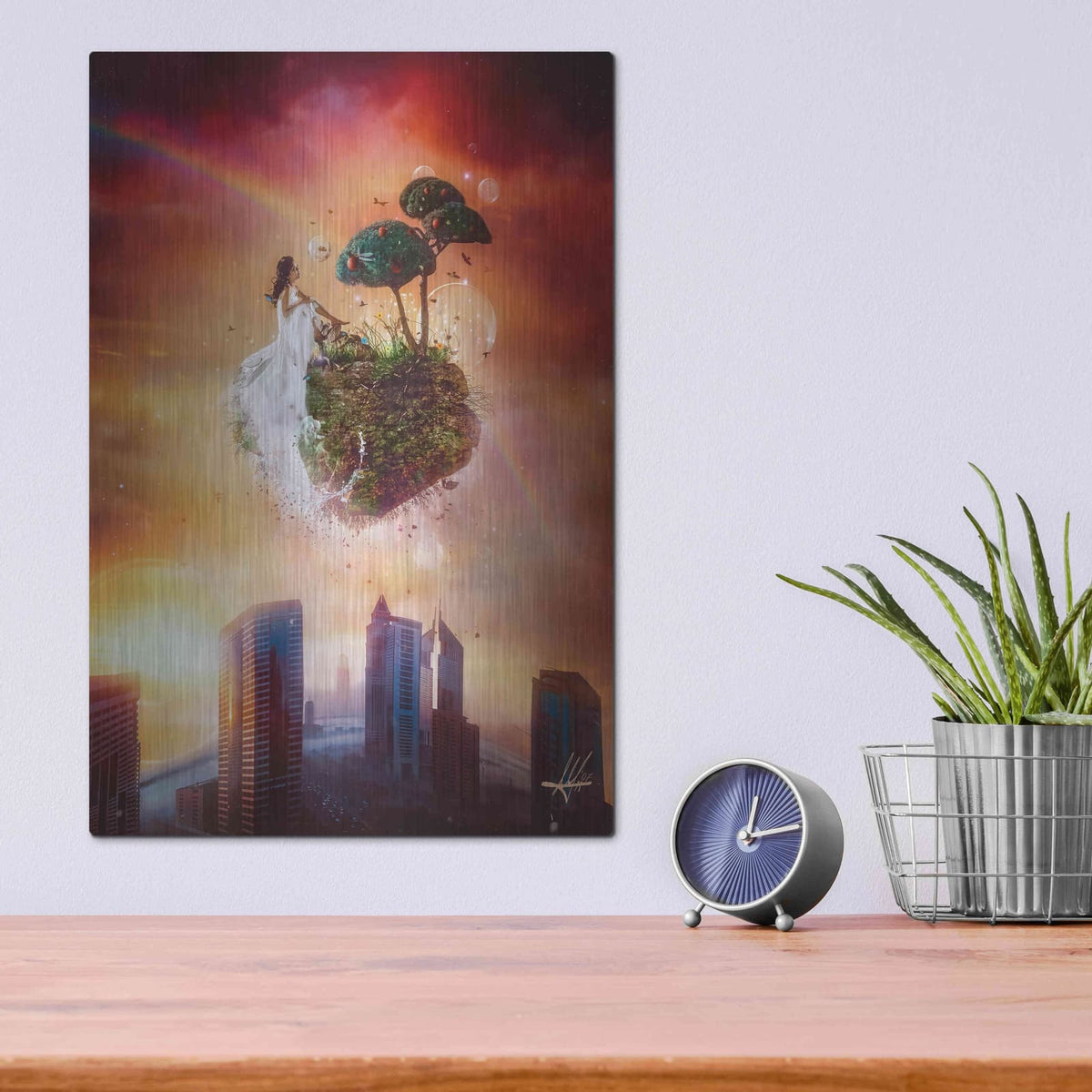 'Analog Park' by Mario Sanchez Nevado – Metal Wall Art, 12x16 room view