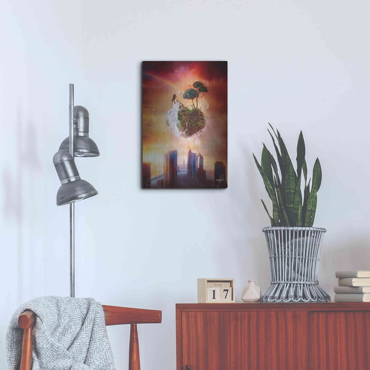 'Analog Park' by Mario Sanchez Nevado – Metal Wall Art, 16x24 room view