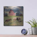 'Wyoming Sunset' by Lori Deiter – Metal Wall Art, 12x12 room view