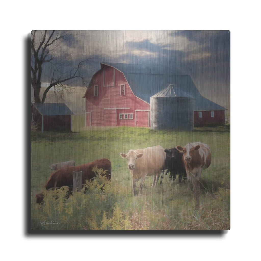 'Wyoming Sunset' by Lori Deiter – Metal Wall Art